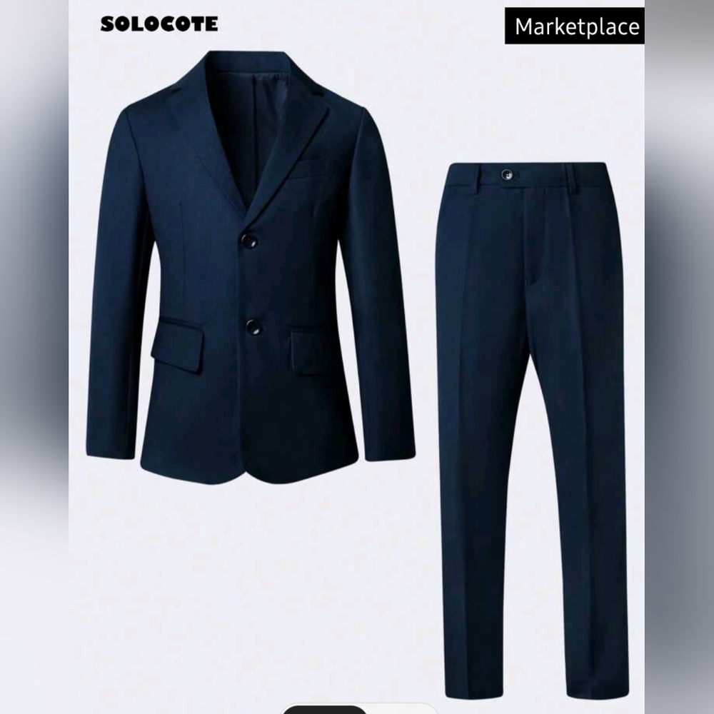 Classic Navy Boy's Suit